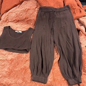 Free People Top and Pants Set